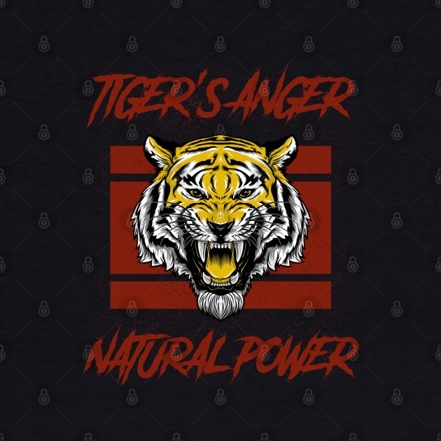 Wild tiger natural habitat by Storeology